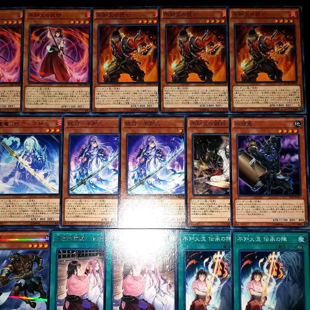 57 Yu-Gi-Oh! Shiranui deck 40 cards + 15 EX cards‼