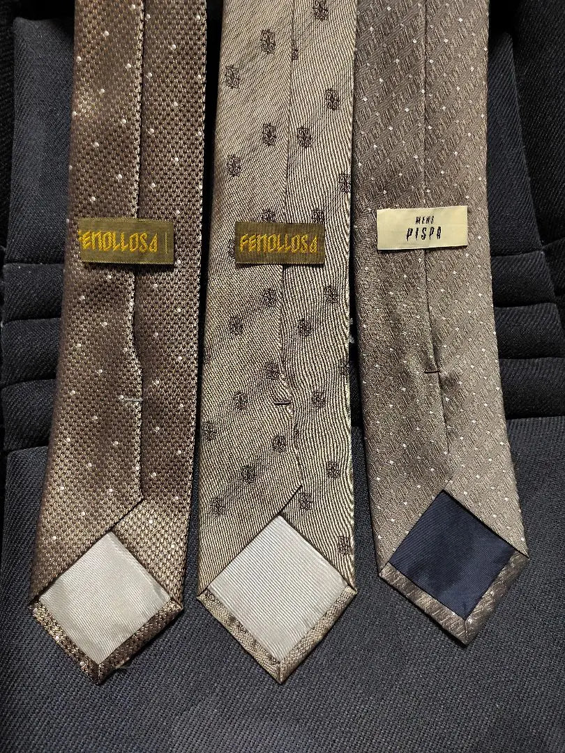 ☆ Set of 3 tie, beautiful condition, simple packaging☆☆☆☆☆