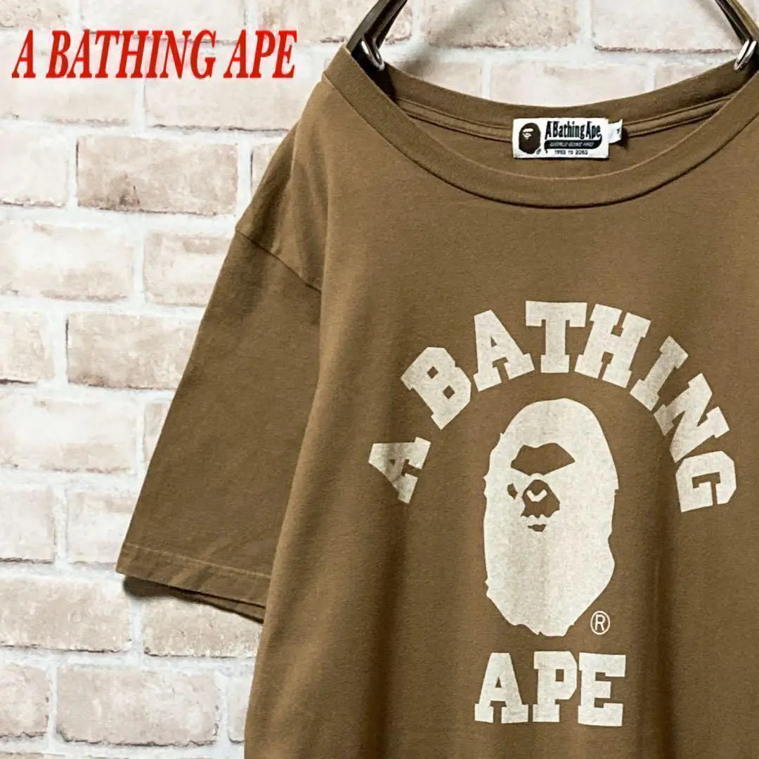 [Very popular] A BATHING APE A BATHING APE T-shirt Big logo