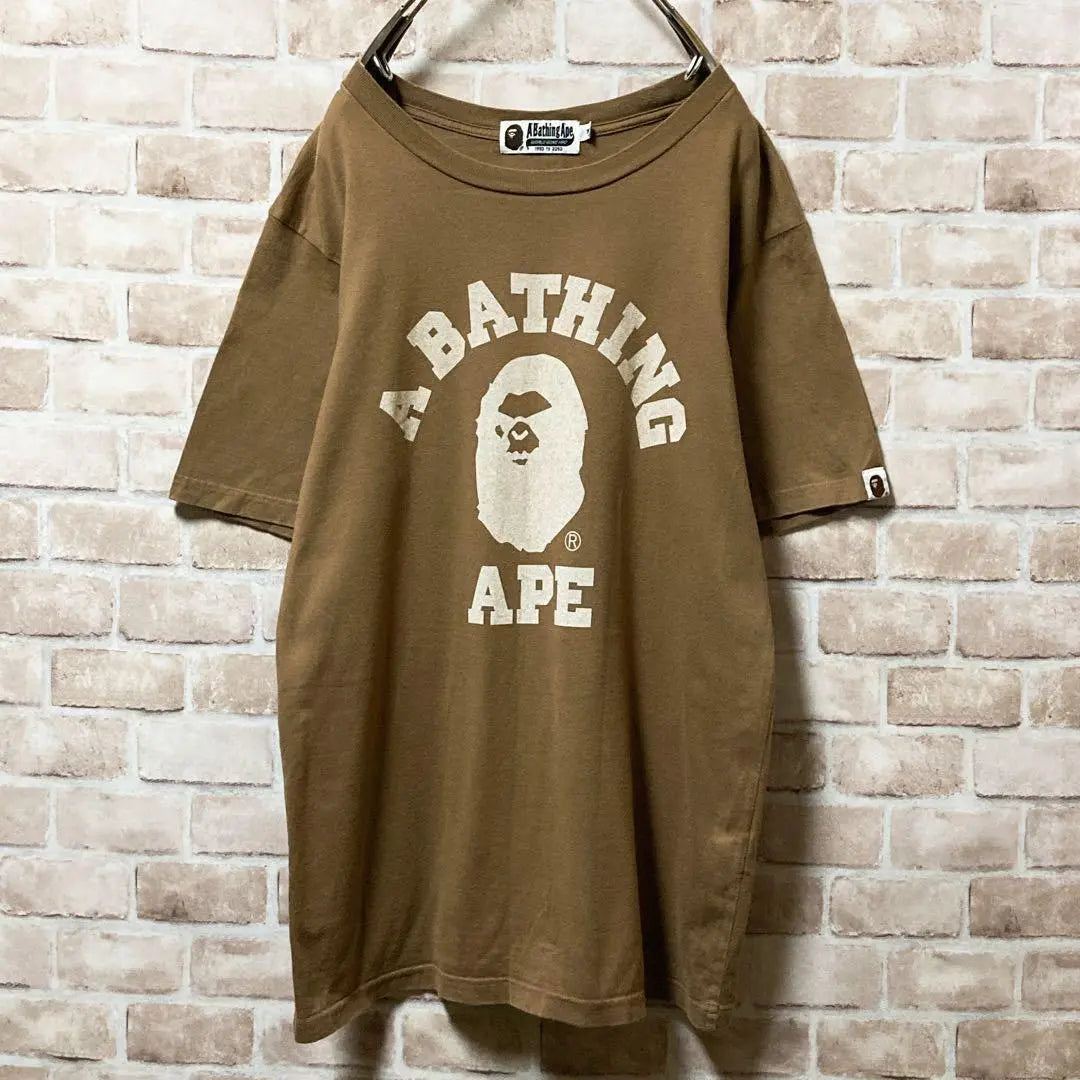 [Very popular] A BATHING APE A BATHING APE T-shirt Big logo