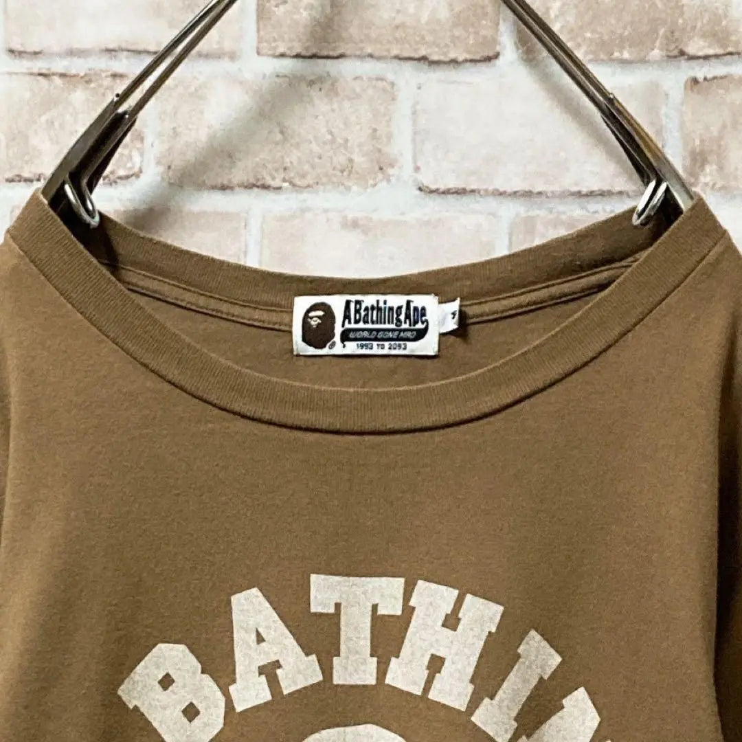 [Very popular] A BATHING APE A BATHING APE T-shirt Big logo