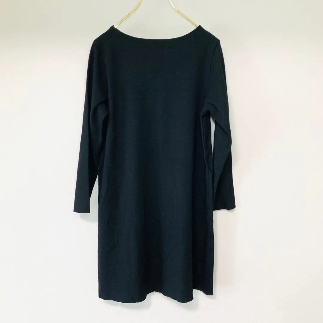 ✨Good condition✨ Framework [100% wool] Tunic cut and sew Simple black