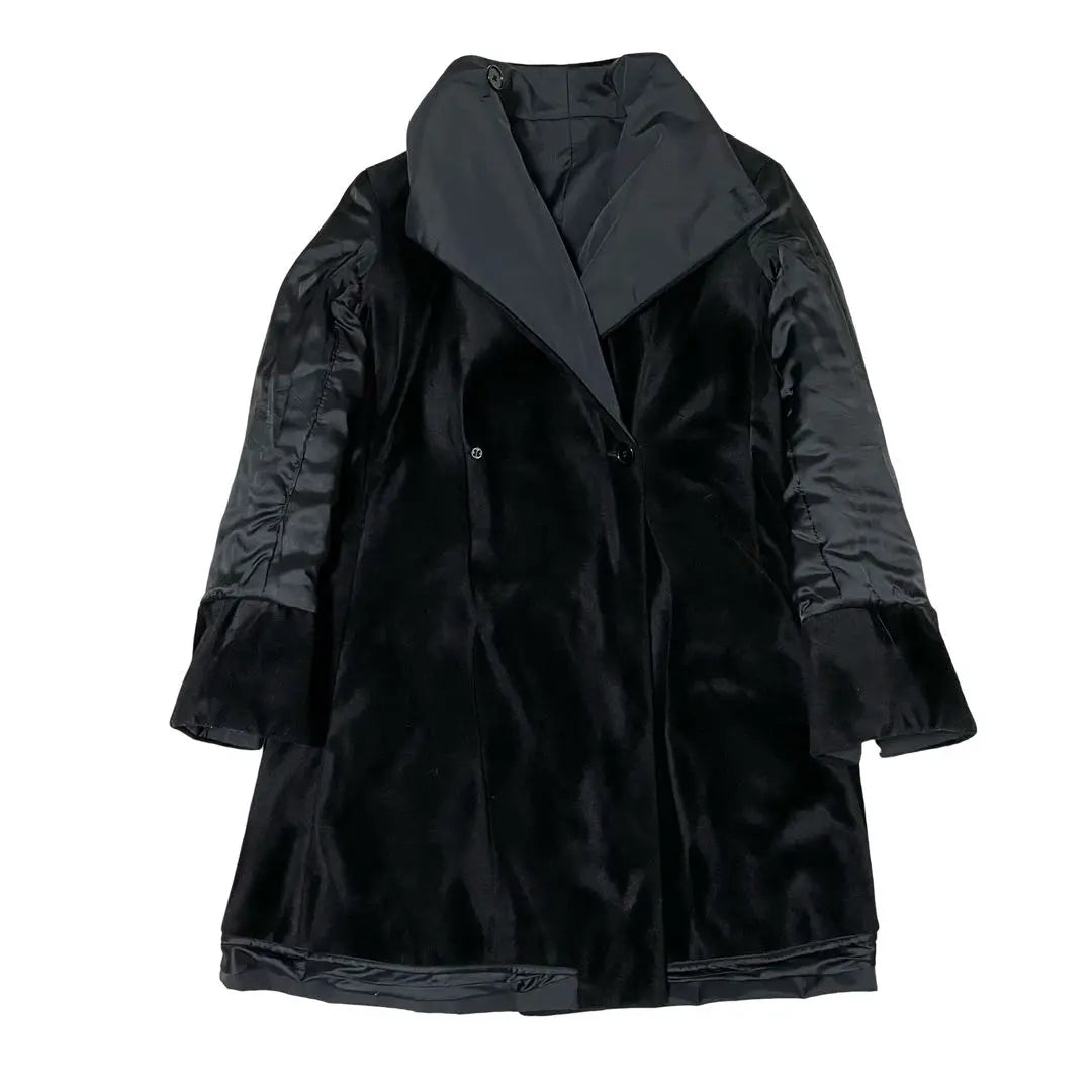 Emporio Armani Reversible Coat 90s Black Women's 42