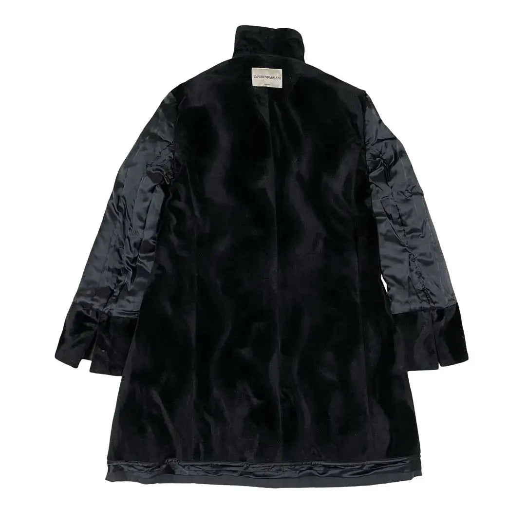 Emporio Armani Reversible Coat 90s Black Women's 42