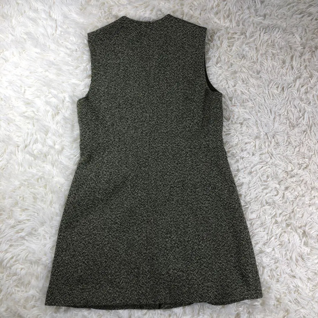 [Productos extremadamente hermosos ✨] Ralph Lauren Tweed Long Jiru Best Khaki equivalente a 9 m | 【極美品✨】ラルフローレン ツイード ロングジレ ベスト カーキ 9 M相当