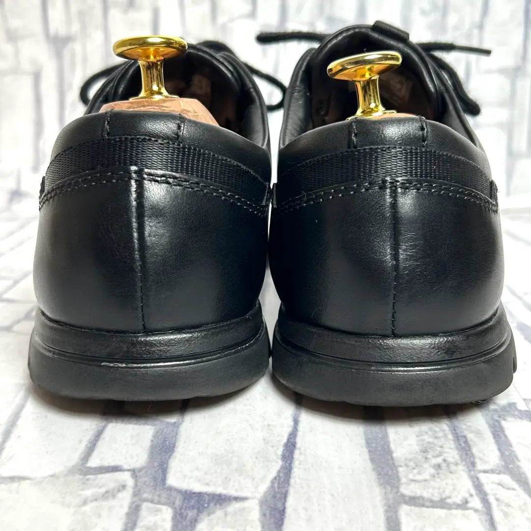 Beautiful condition ✨Clarks Leather Shoes Business Shoes Black Leather Plain Toe 25cm