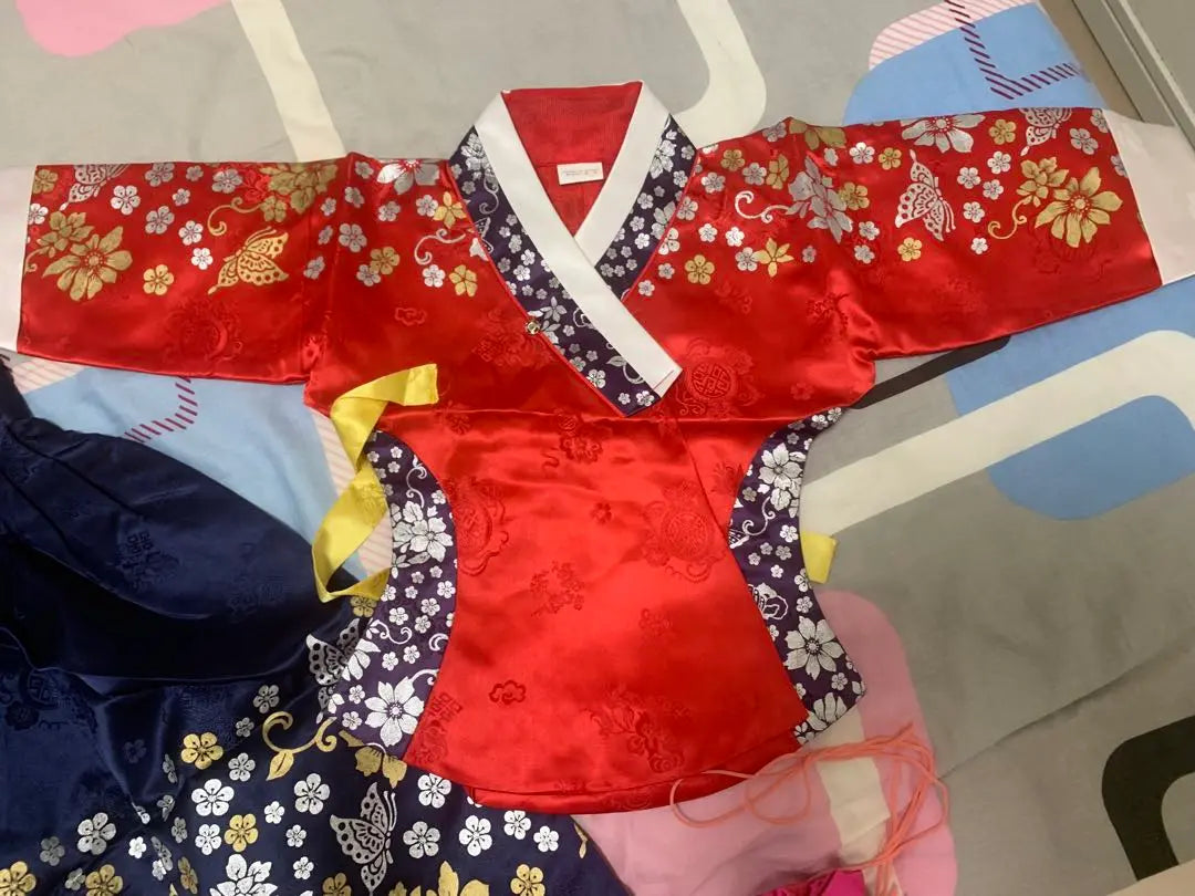 Hermosa condición Han Pool Girl Traje coreano Chogori coreano Niño Pajichogori Ropa tradicional coreana | 美品 韓服女児 韓国民族衣装 韓国チョゴリ 子供 パジチョゴリ 韓国伝統服