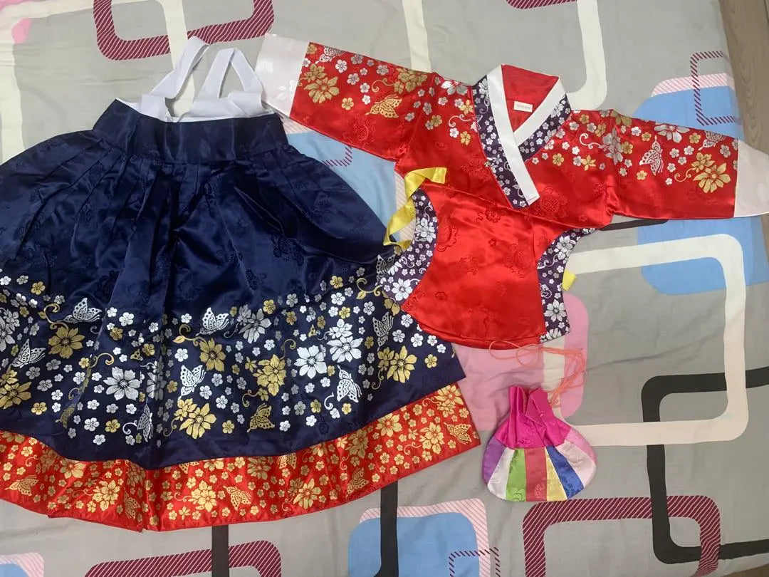 Beautiful Condition Han Pool Girl Korean Costume Korean Chogori Child Pajichogori Korean Traditional Clothing | 美品 韓服女児 韓国民族衣装 韓国チョゴリ 子供 パジチョゴリ 韓国伝統服