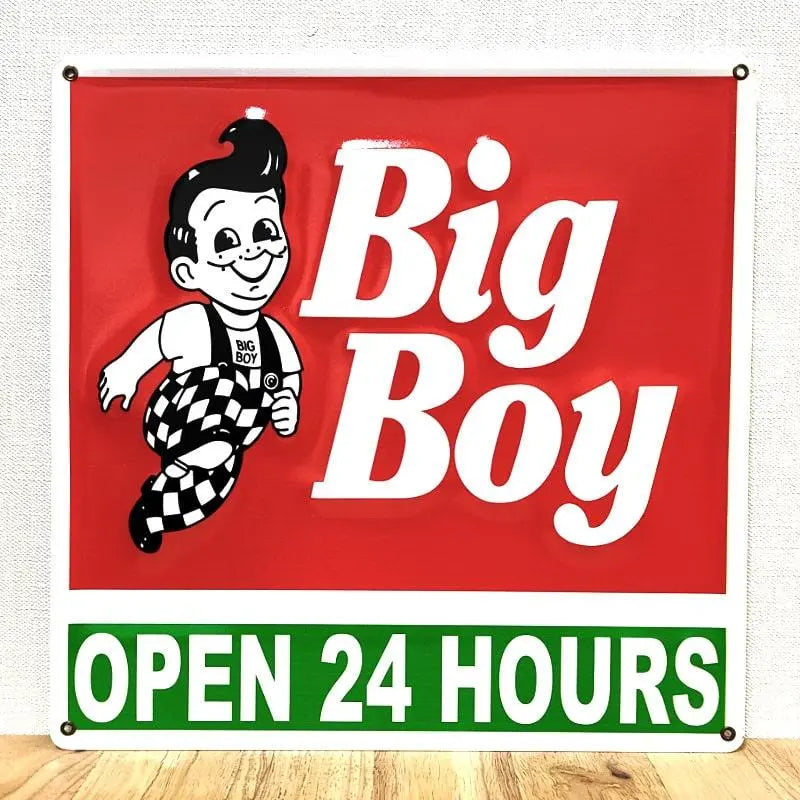 Tin Sign Big Boy Classic Metal Sign BIg Boy Antique