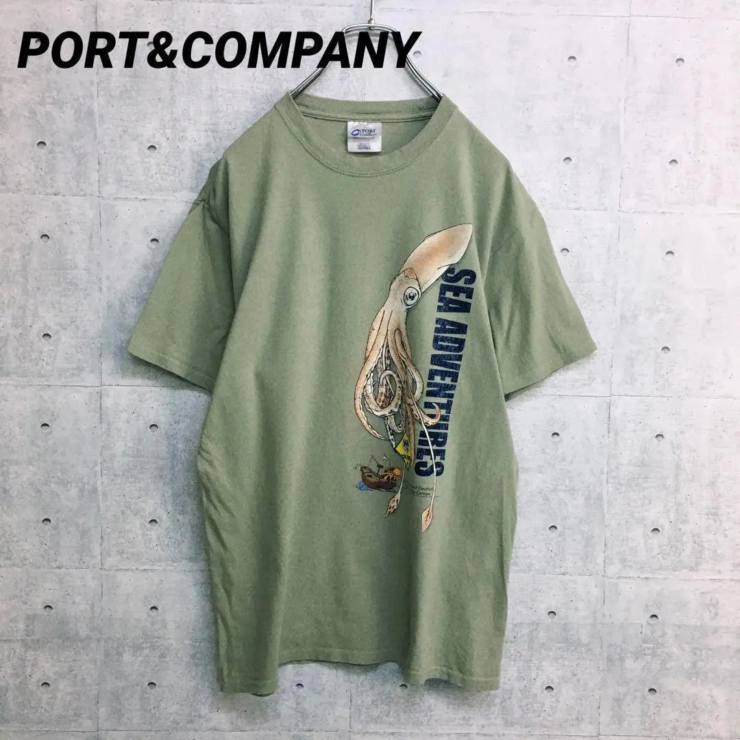 Camiseta X0123 Port and Company color caqui M