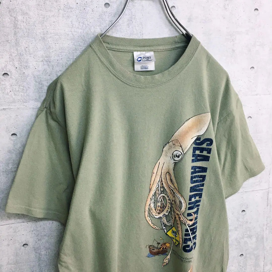 X0123 Port and Company T -shirt Khaki M