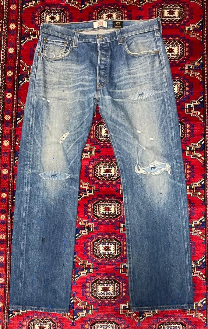 STUSSY 30th Anniversary Levi's Stussy Denim Jeans