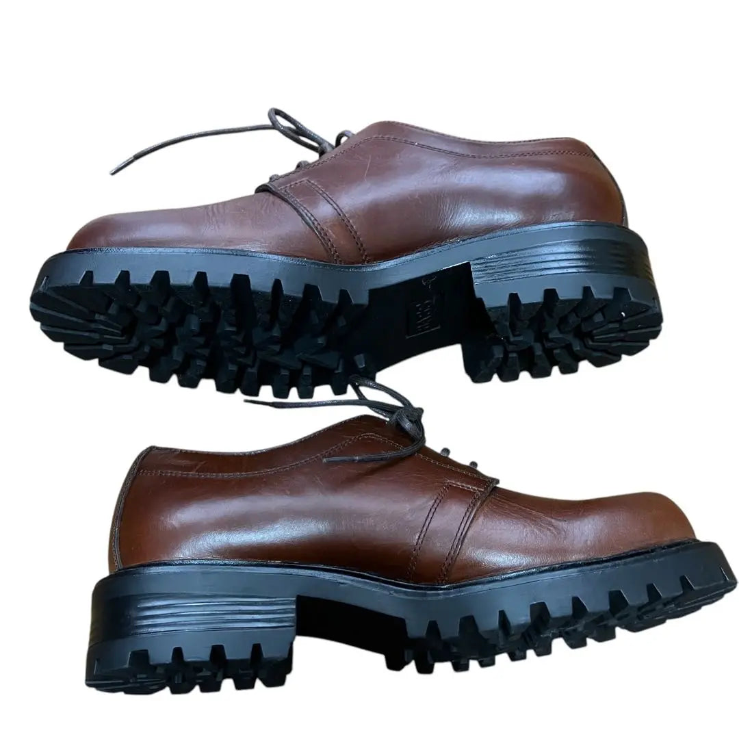 Bass Brown Leather Lace-Up Shoes