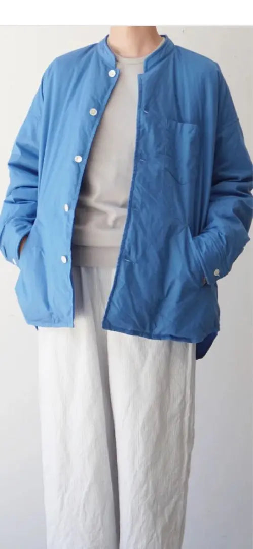 Gochdown Shirt Jacket Blue 2024 New work this season | ゴーシュ　ダウンシャツジャケット　ブルー　2024年今季新作