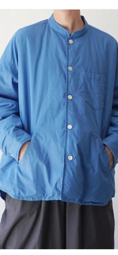 Gochdown Shirt Jacket Blue 2024 New work this season | ゴーシュ　ダウンシャツジャケット　ブルー　2024年今季新作