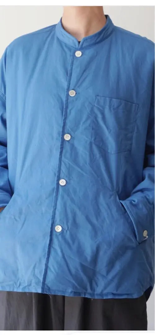 Gochdown Shirt Jacket Blue 2024 New work this season | ゴーシュ　ダウンシャツジャケット　ブルー　2024年今季新作