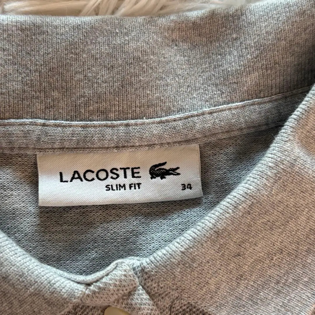 [Popular] Polo de manga corta de mezcla de algodón de corte entallado de Lacoste