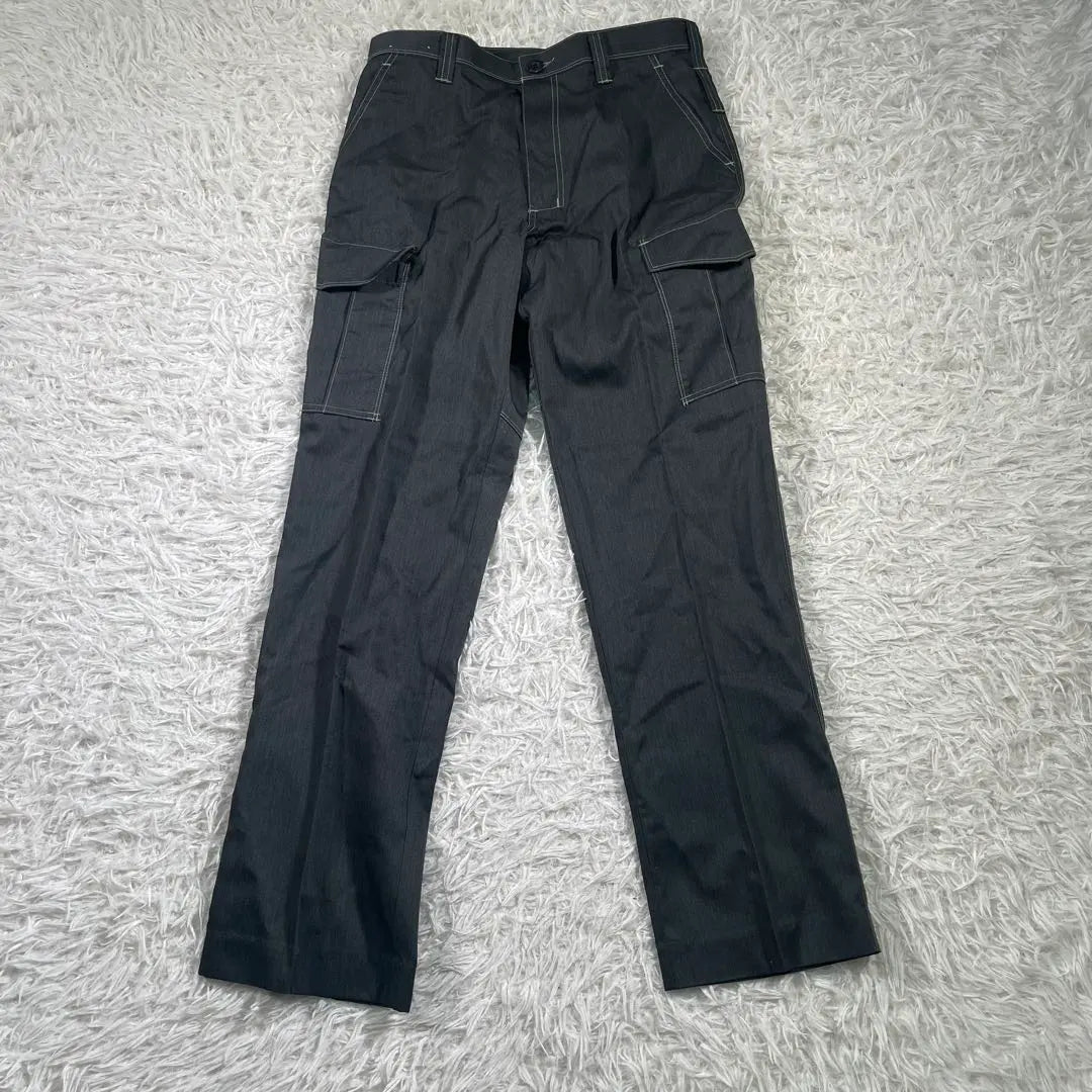 [COCOS Nobuoka] Work pants, 'L equivalent', Cargo pants, Dark gray, Workwear