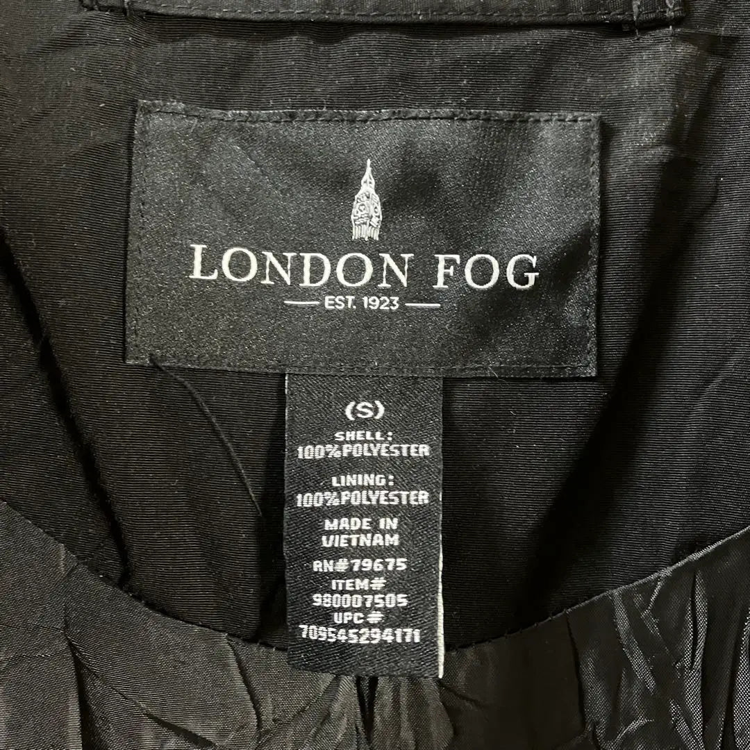 Gabardina LONDONFOG Abrigo de primavera Sencillo Liso LO13