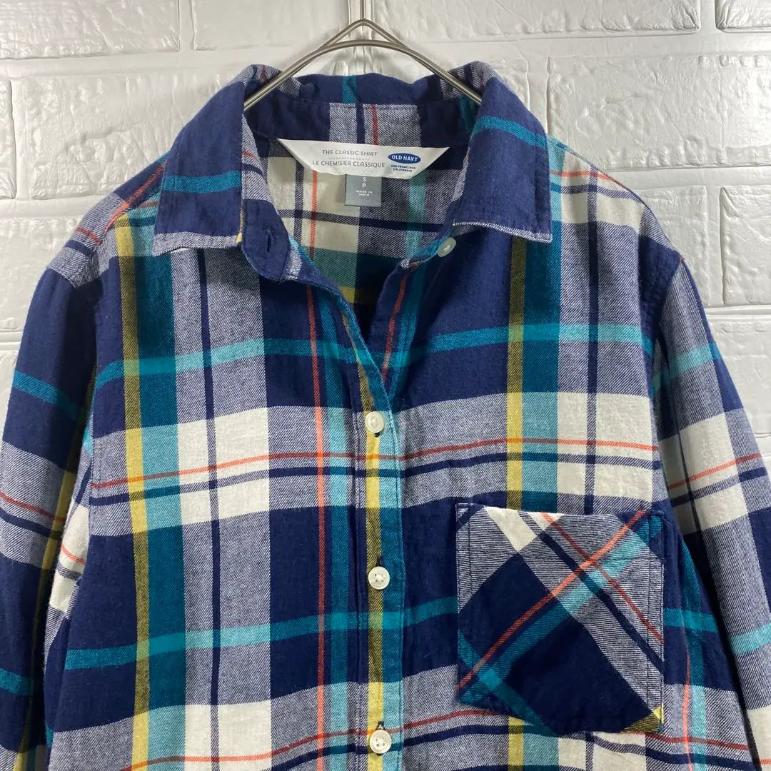 Old Navy Old Navy Shirt Check Pattern Navy Men's S