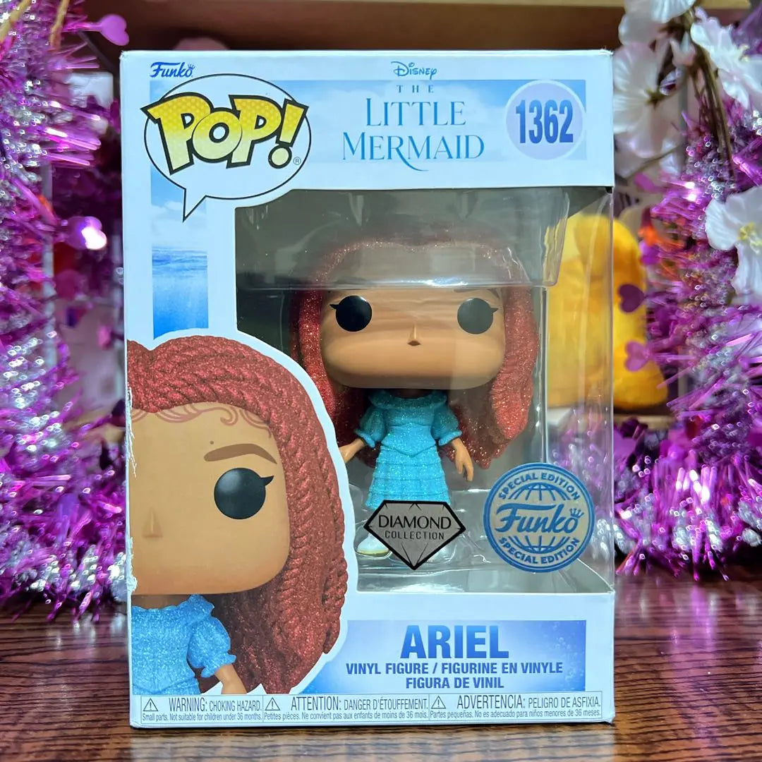 Limited rare FUNKO POP! Little Mermaid Ariel Diamond Limited Edition