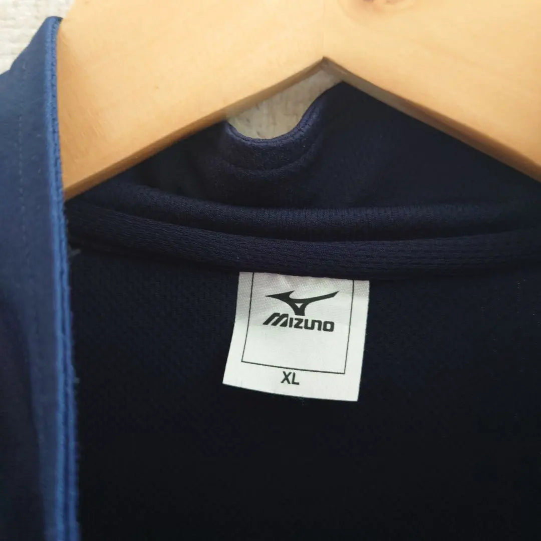 1708 Mizuno Ropa deportiva de manga larga y media cremallera Talla grande Mizuno | 1708 ミズノ 長袖 ハーフジップ スポーツウエア 大きいサイズ Mizuno