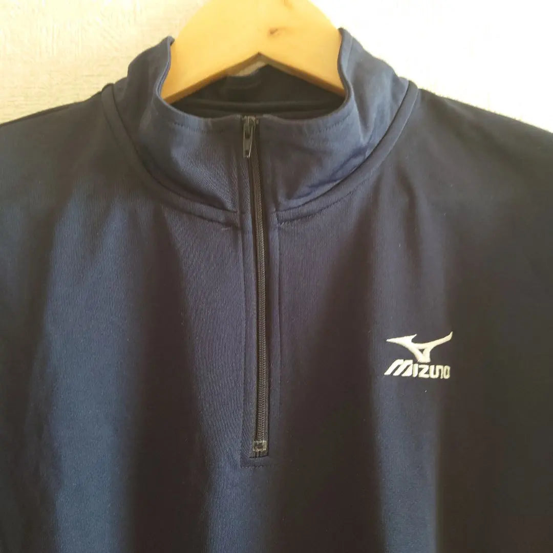 1708 Mizuno Long Sleeve Half Zip Sport Wear Large size Mizuno | 1708 ミズノ 長袖 ハーフジップ スポーツウエア 大きいサイズ Mizuno