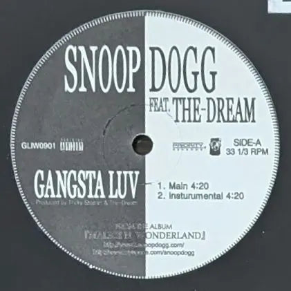 Snoop Dogg ‎Gangsta Luv The Dream Record