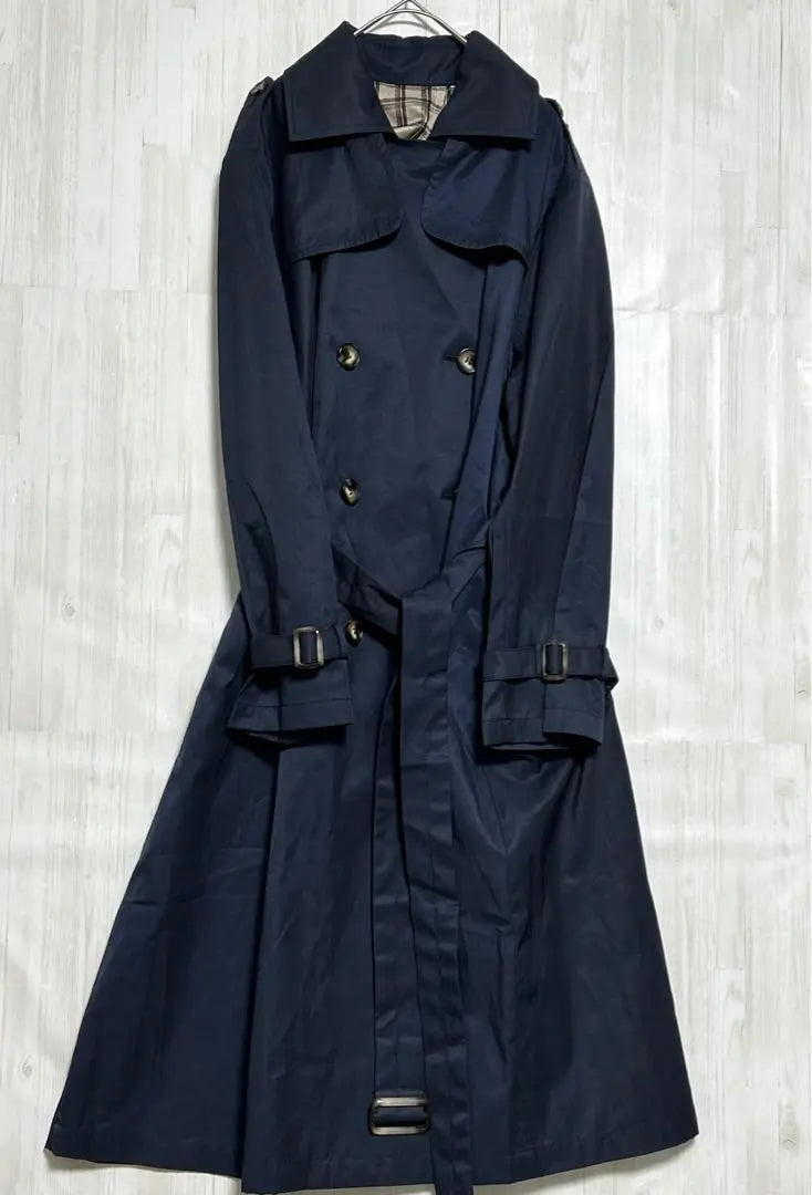 IEDIT Trench Coat Navy LL Size