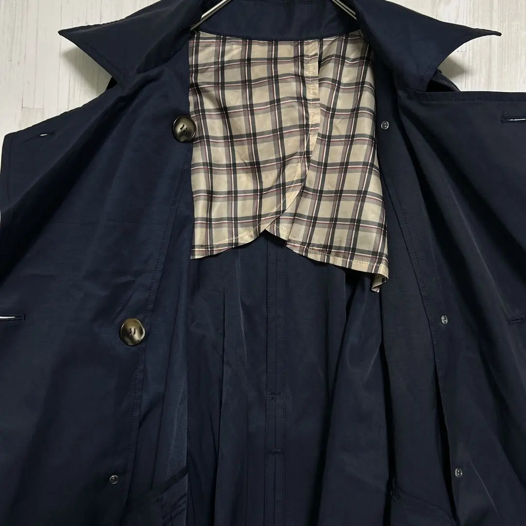 IEDIT Trench Coat Navy LL Size