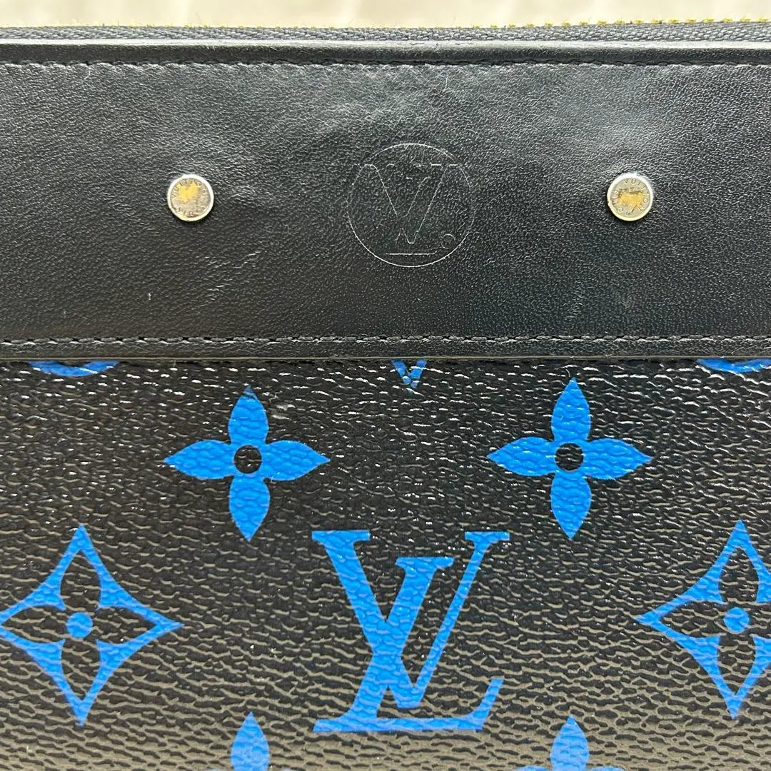 Monedero con cremallera y monograma de edición limitada de LOUIS VUITTON con certificado de autenticidad