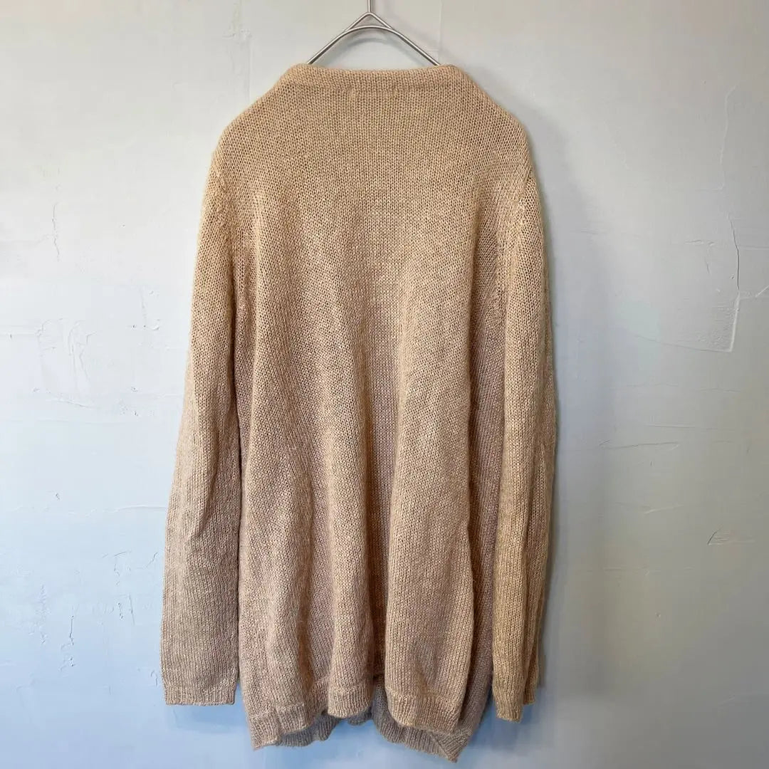 Urban Research Mohair Blend Cardigan Beige Size M to L