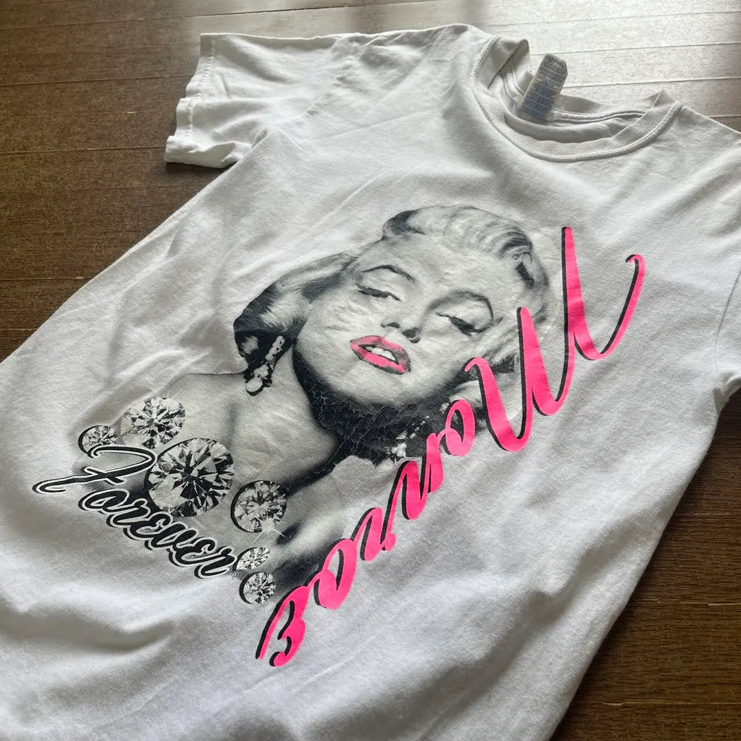 Camiseta Marilyn Monroe GILDAN Vintage Película Actriz Rara S