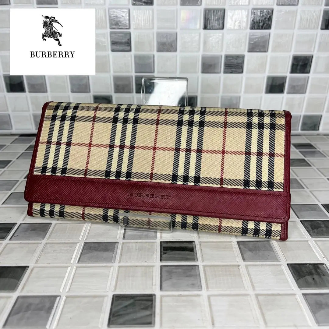 g45 Burberry long wallet bifold wallet