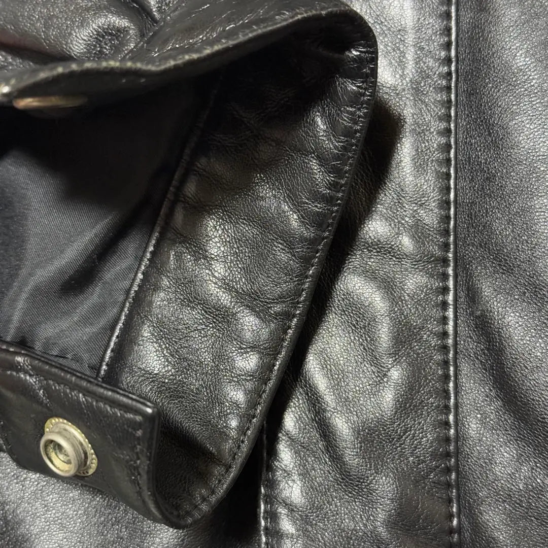 ✨ELITE Elite Leather Jacket Rare Model Black M