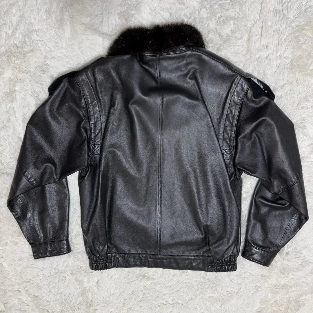 ✨ELITE Elite Leather Jacket Rare Model Black M