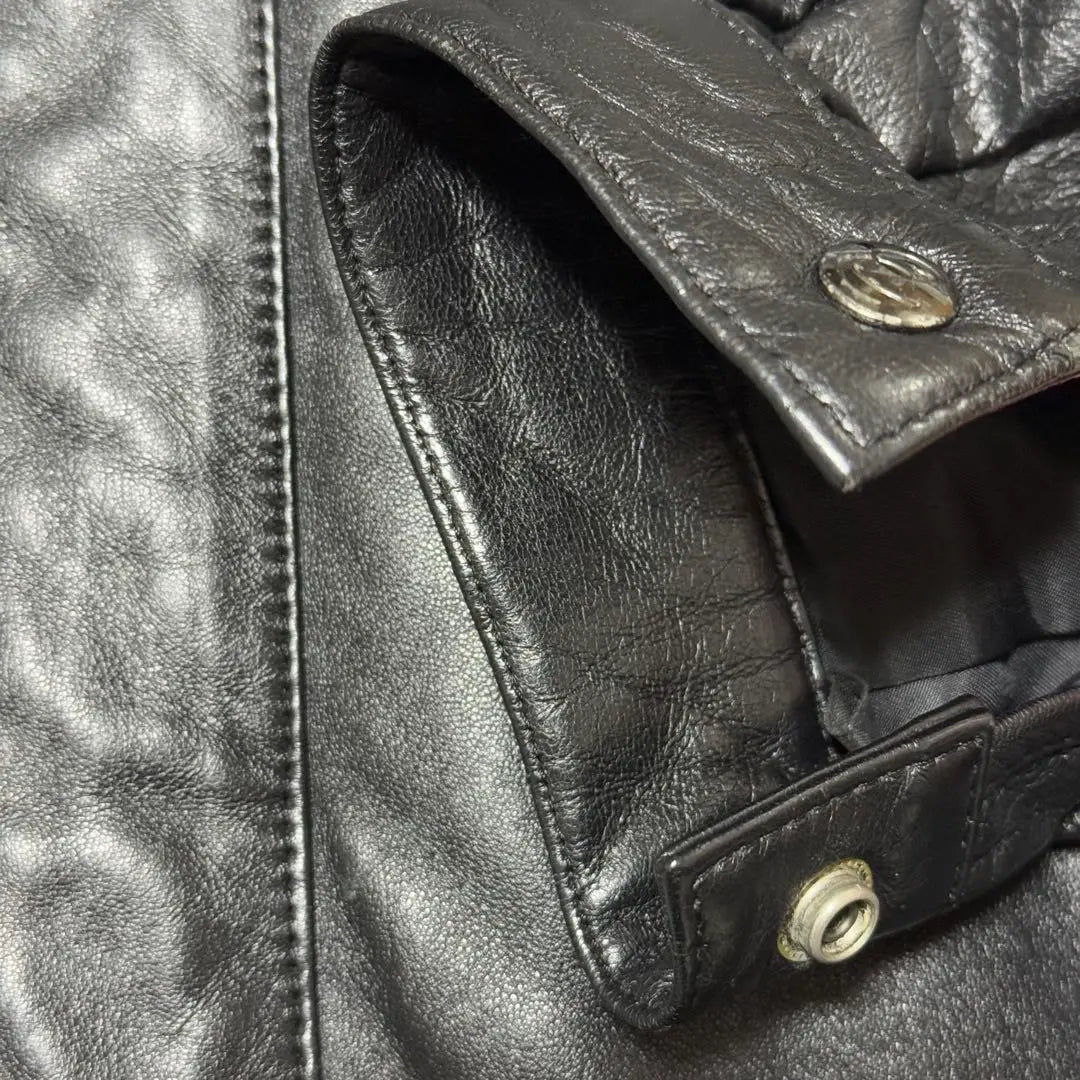 ✨ELITE Elite Leather Jacket Rare Model Black M