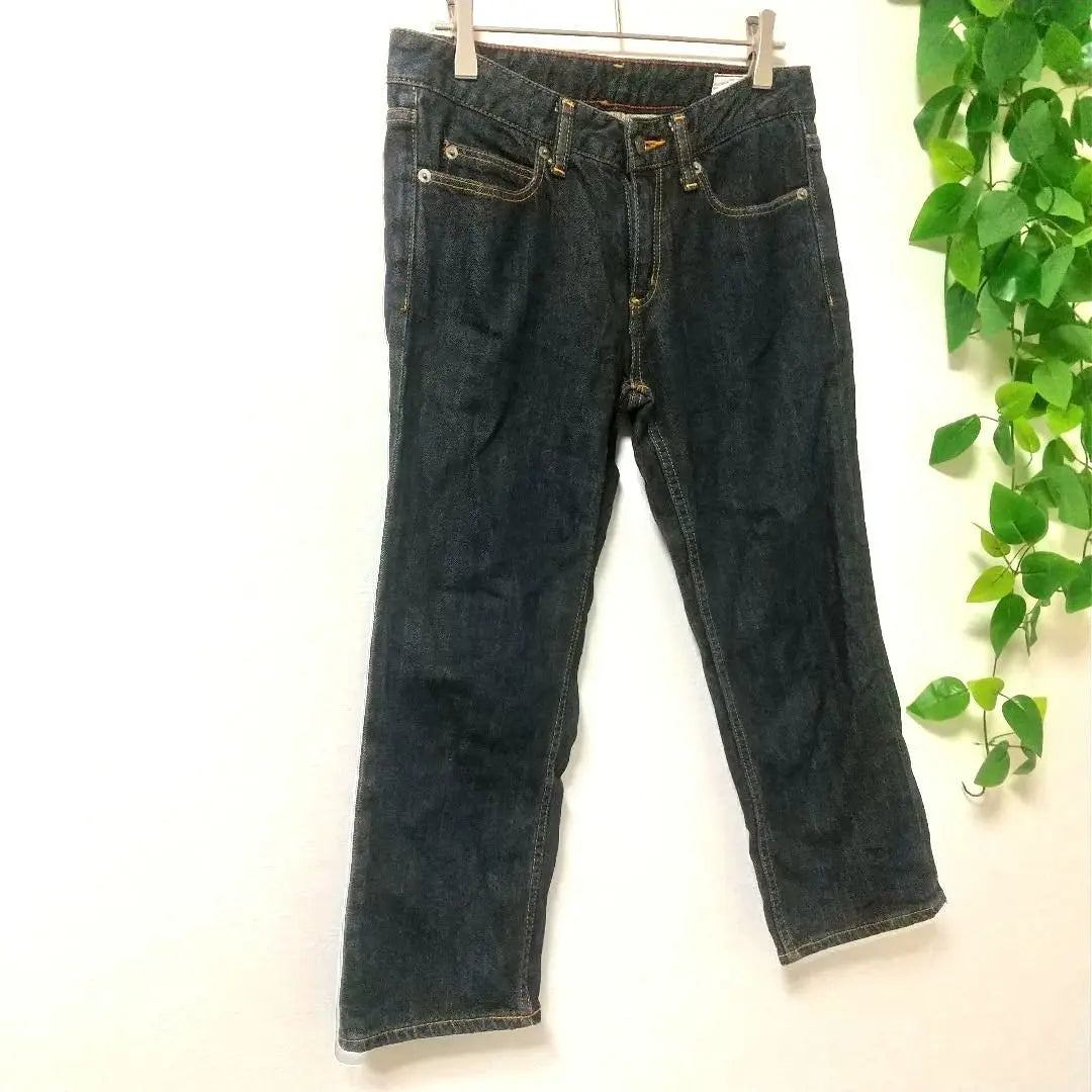 HusHusH Dark Blue Denim Cropped Pants [M] Women's | HusHusH ダークブルーデニム クロップドパンツ 【M】 レディース