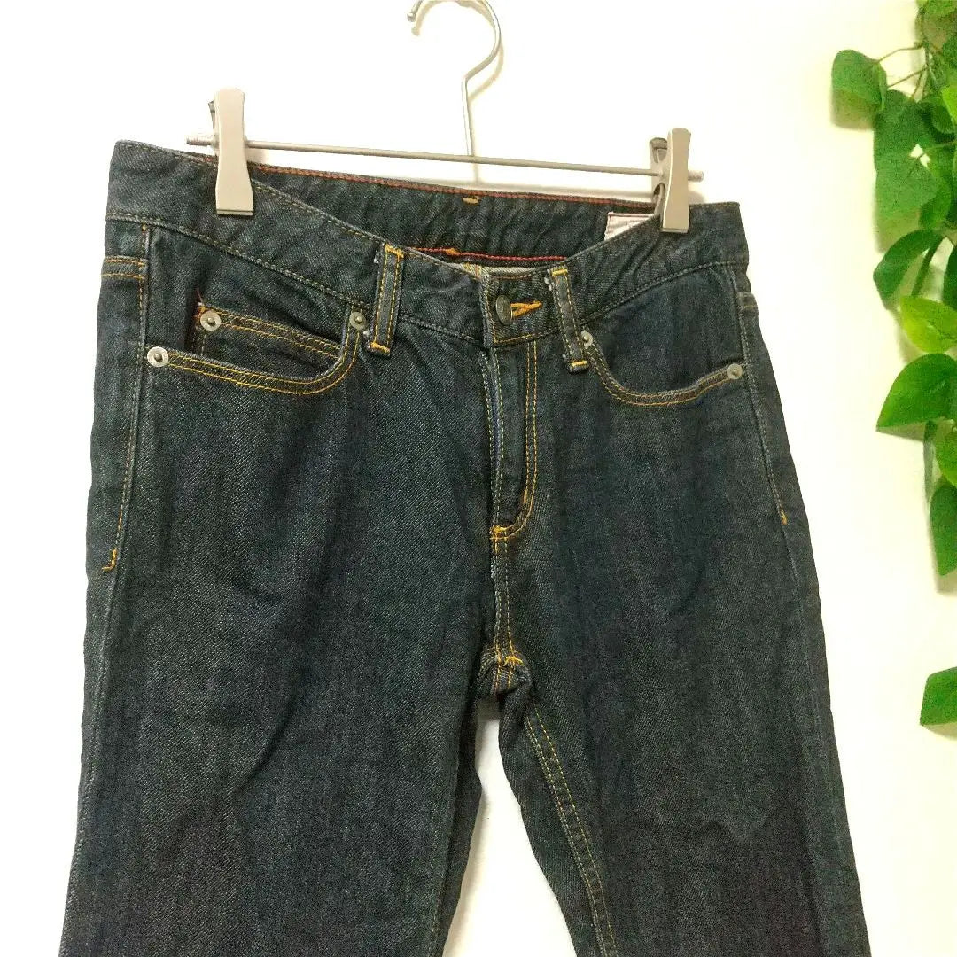 HusHusH Dark Blue Denim Cropped Pants [M] Women's | HusHusH ダークブルーデニム クロップドパンツ 【M】 レディース