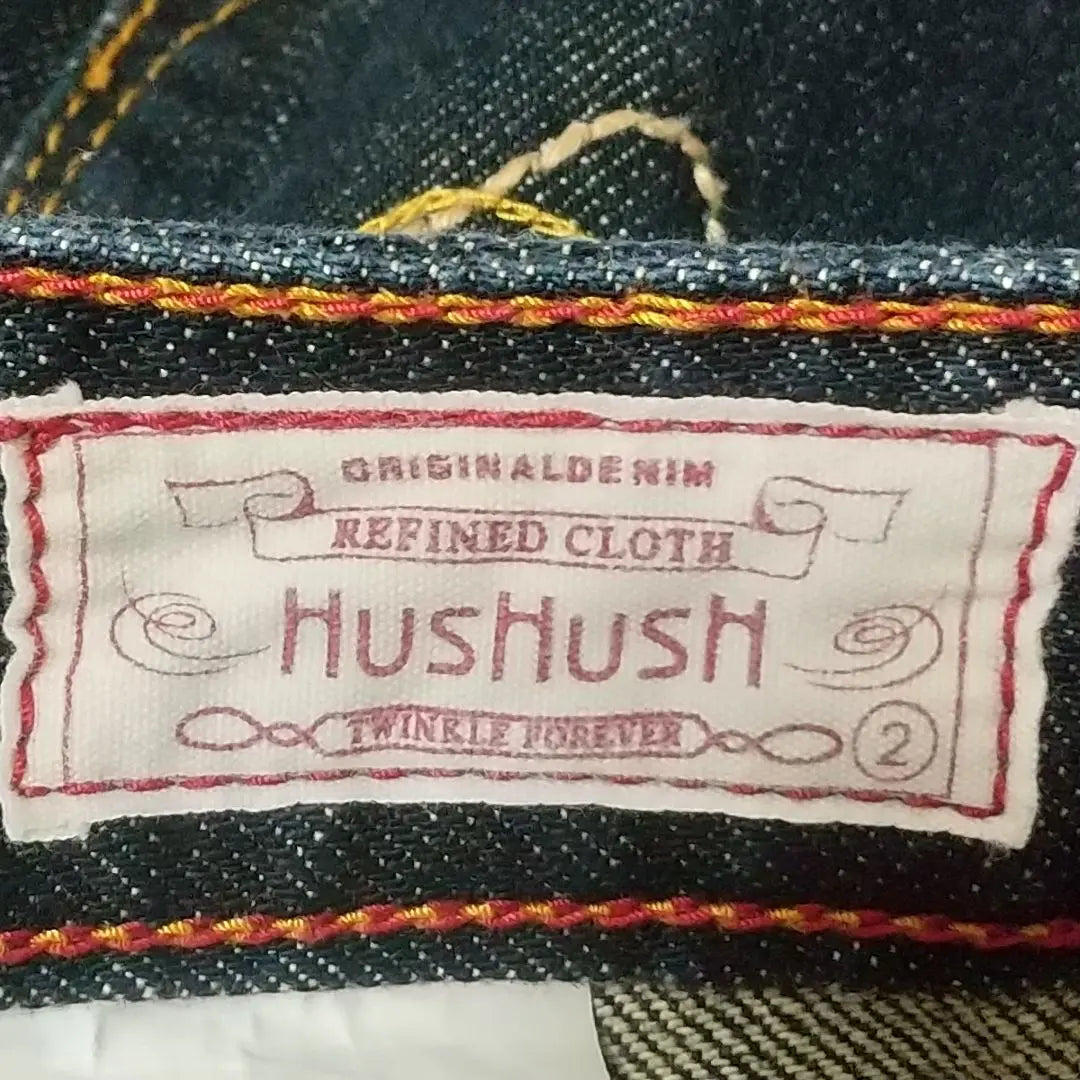 HusHusH Dark Blue Denim Cropped Pants [M] Women's | HusHusH ダークブルーデニム クロップドパンツ 【M】 レディース