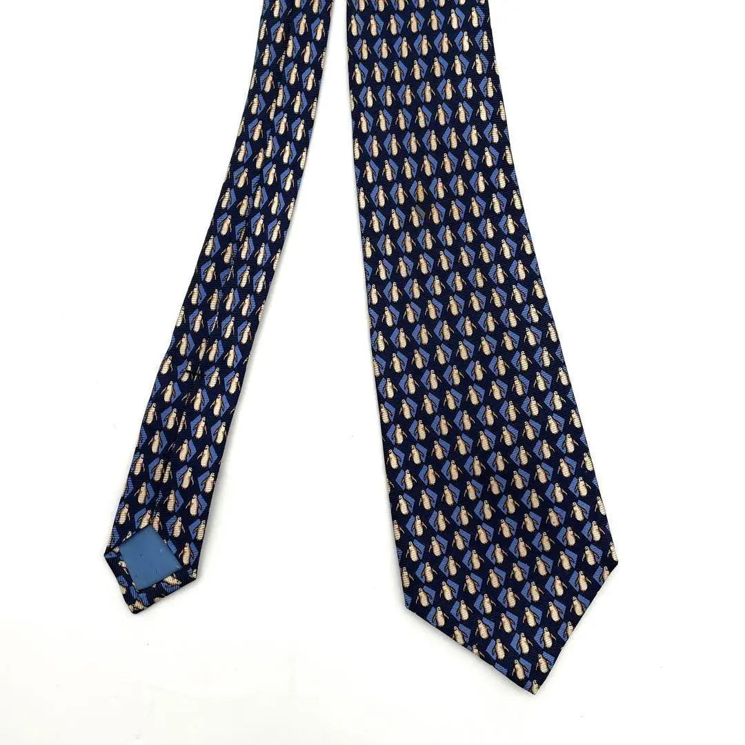 ■Super raro, en muy buen estado■ Corbata CELINE Penguin para hombre, vintage, ropa vintage