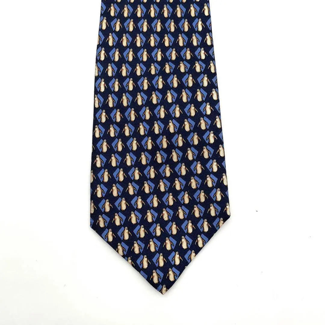 ■Super rare, beautiful condition■ CELINE Penguin tie for men, vintage, vintage clothing