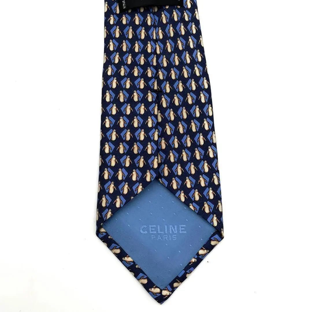 ■Super rare, beautiful condition■ CELINE Penguin tie for men, vintage, vintage clothing