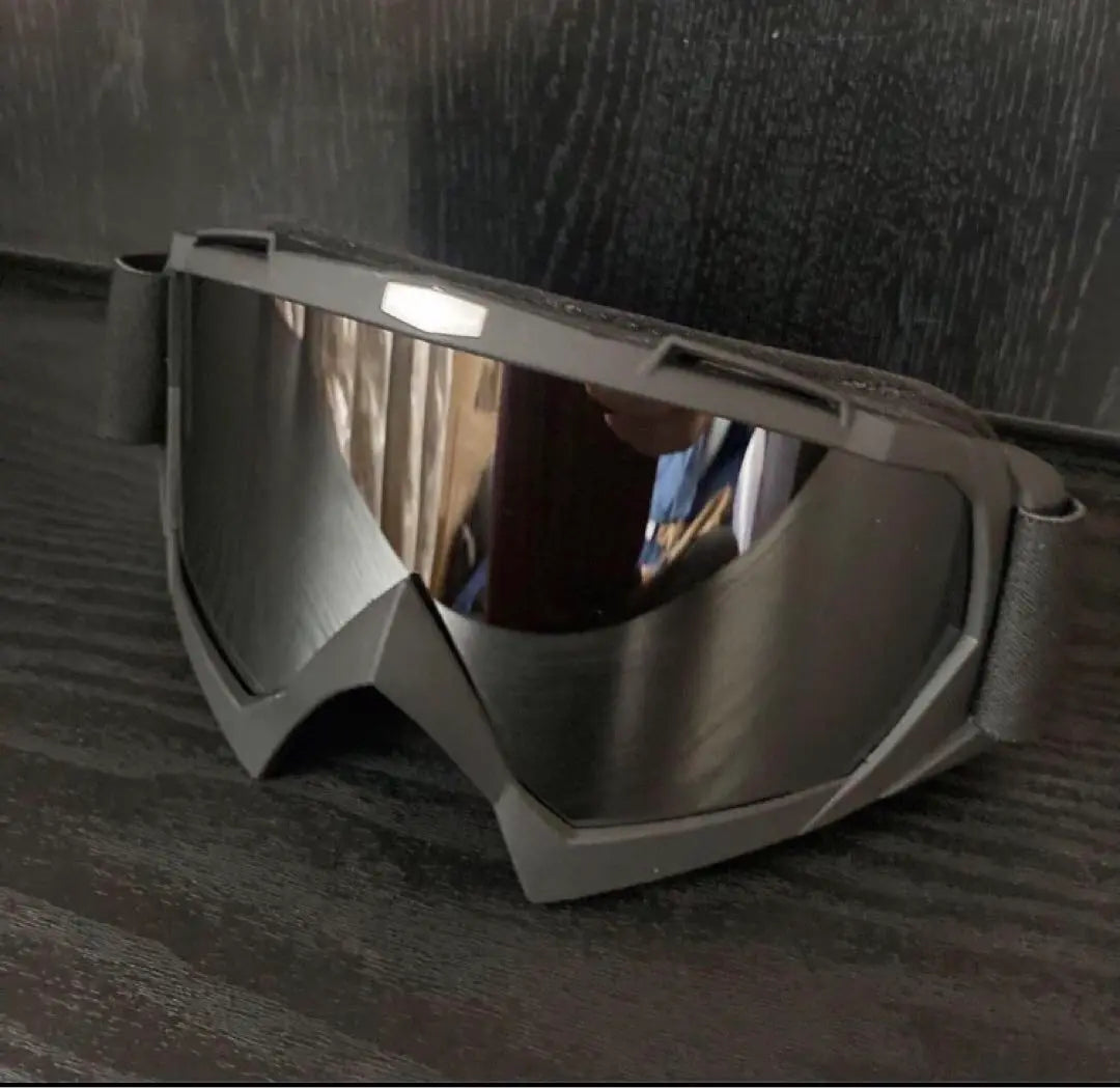 New silver mirror [UV protection] Anti-fog function for goggles, skis, snowboards, etc.