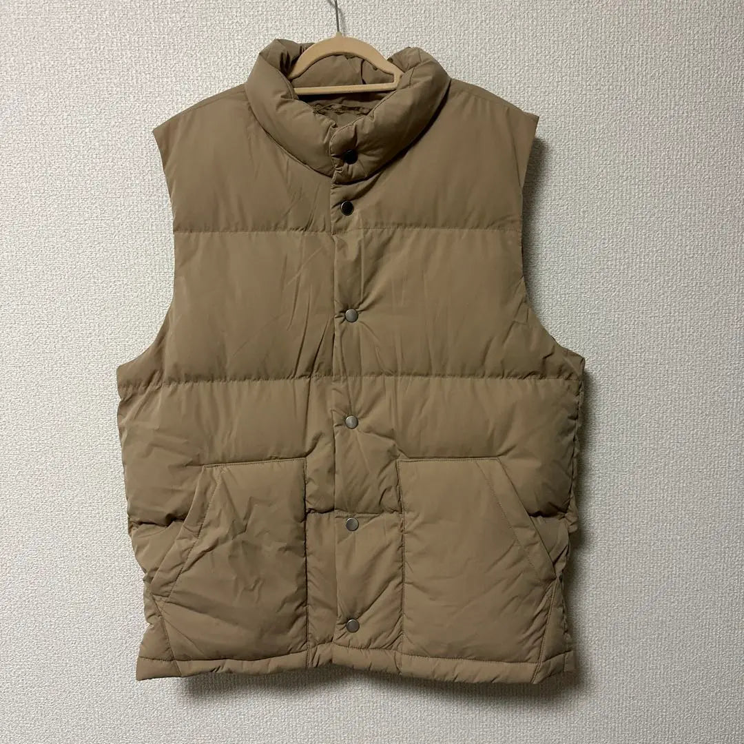 Geu Heat Padded Best Beige M | ジーユー　ヒートパデッドベスト　ベージュ　M