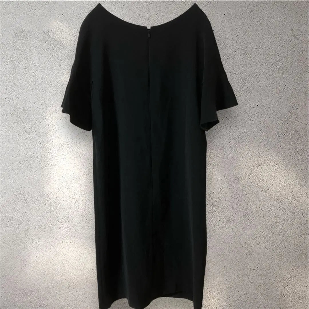 ☆Untitled☆ One piece black sleeve ruffles