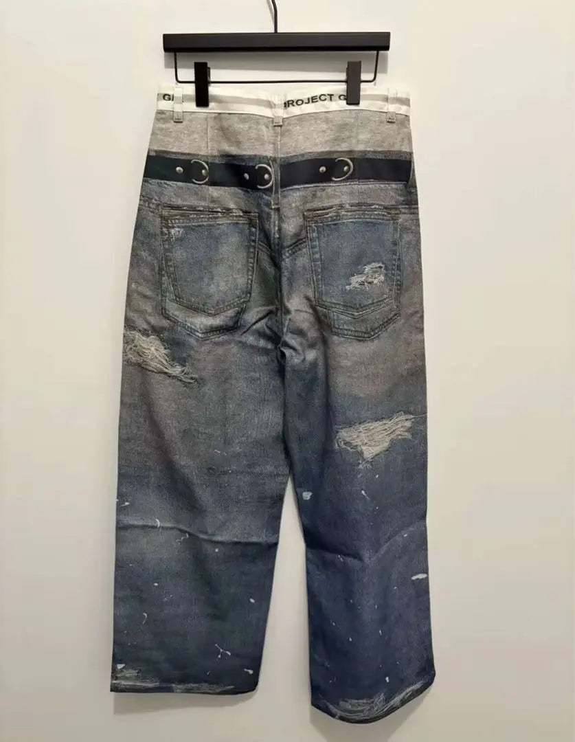 PROJECT G/R TROMPE-L'IL DENIM PANTS 2