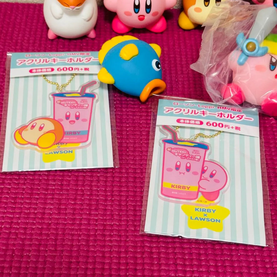 Summary Kirby Star Mini Figure Acrylic Keychain Set -