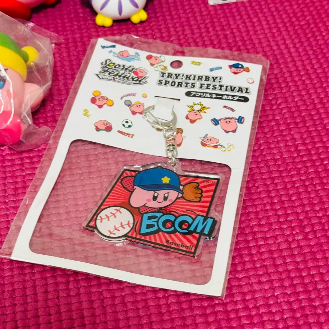 Summary Kirby Star Mini Figure Acrylic Keychain Set -