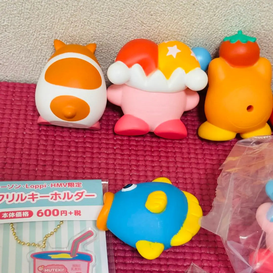 Summary Kirby Star Mini Figure Acrylic Keychain Set -